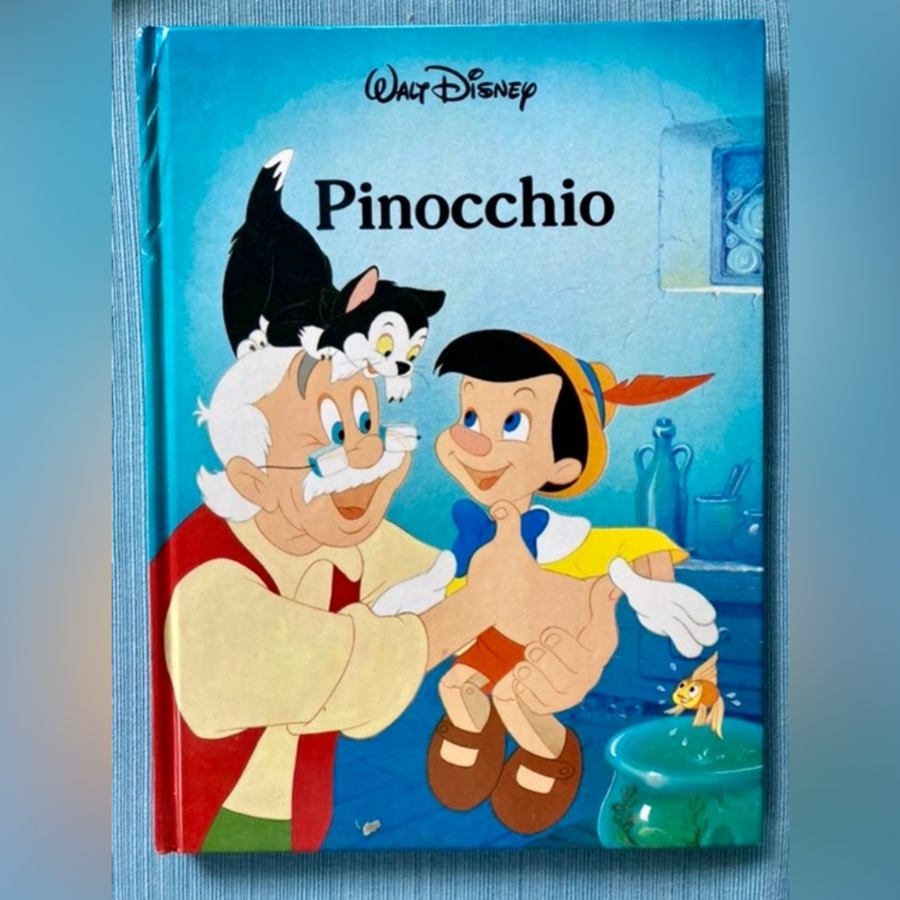 Vintage Large Disney “Pinocchio” Hardback Book